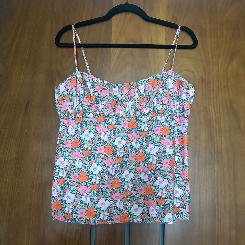 J.Crew x Liberty of London Top, Size 8